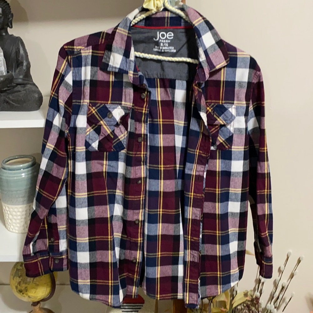 Joe Fresh Boys Plaid Shirt